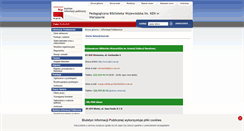 Desktop Screenshot of bip.pbw.waw.pl